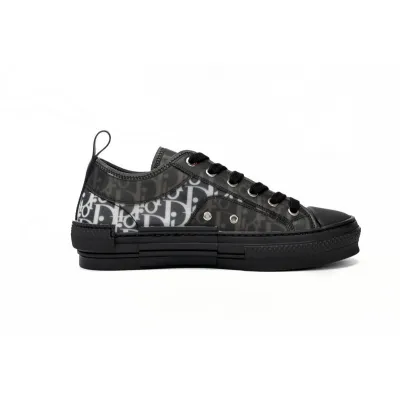 Dior B23 Low Top Canvas Oblique Black 3SN249YJP_H960 02