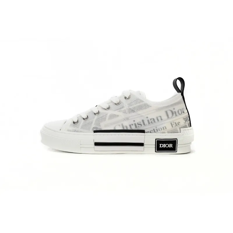 Dior B23 Low Top Daniel Asham Newspaper 3SN249YUO_H069