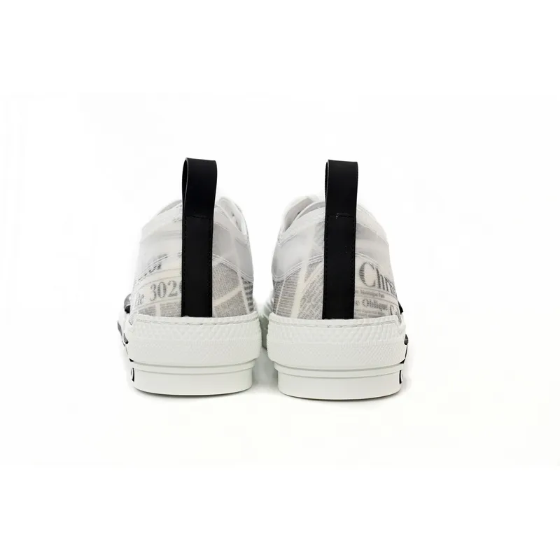 Dior B23 Low Top Daniel Asham Newspaper 3SN249YUO_H069