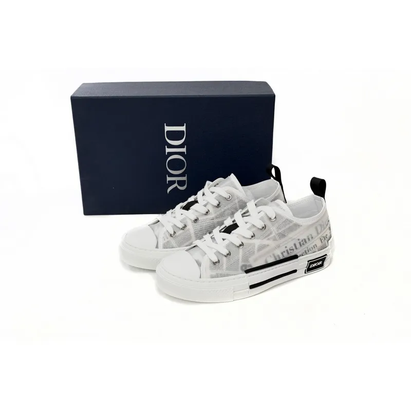 Dior B23 Low Top Daniel Asham Newspaper 3SN249YUO_H069