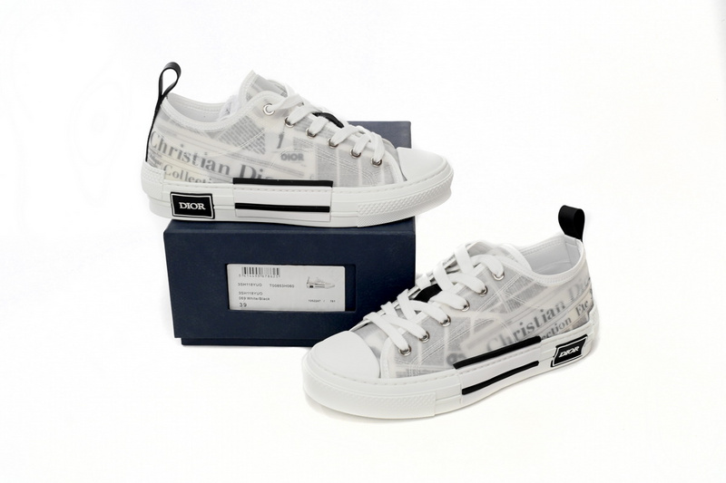 Dior B23 Low Top Daniel Asham Newspaper 3SN249YUO_H069