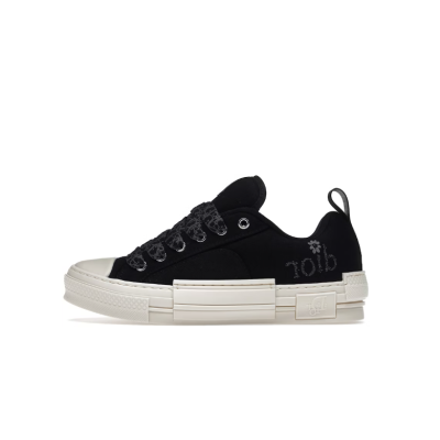 Dior B23 Skater Low Top ERL Black Cotton Canvas 3SN292ZWC_H968 01