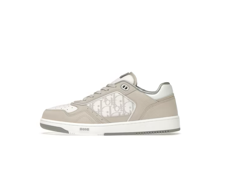 Dior B27 Low Cream White Oblique Leather 3SN272ZML_H160
