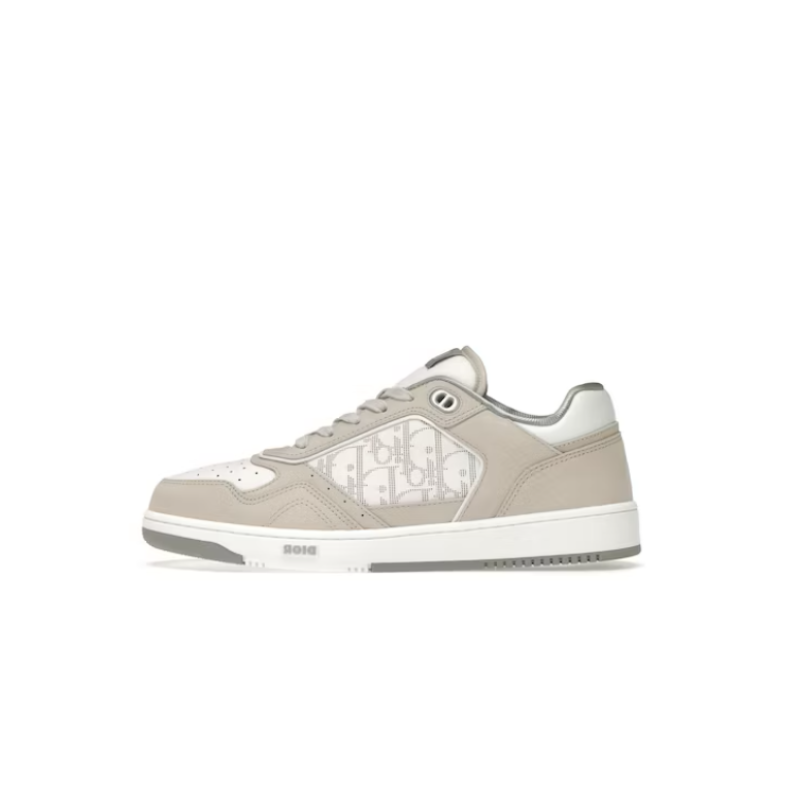 Dior B27 Low Cream White Oblique Leather 3SN272ZML_H160
