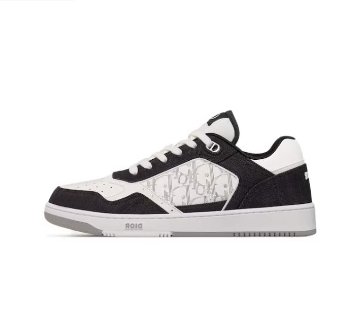 Dior B27 Low White Black Denim  3SN272ZAC_H960