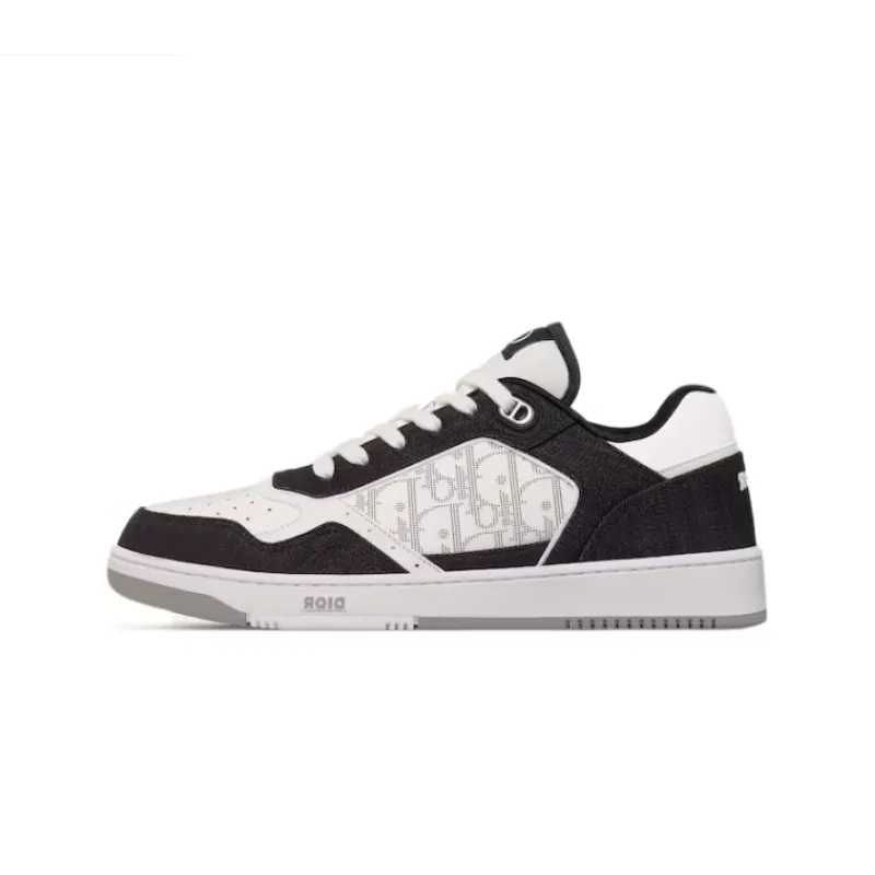 Dior B27 Low White Black Denim  3SN272ZAC_H960