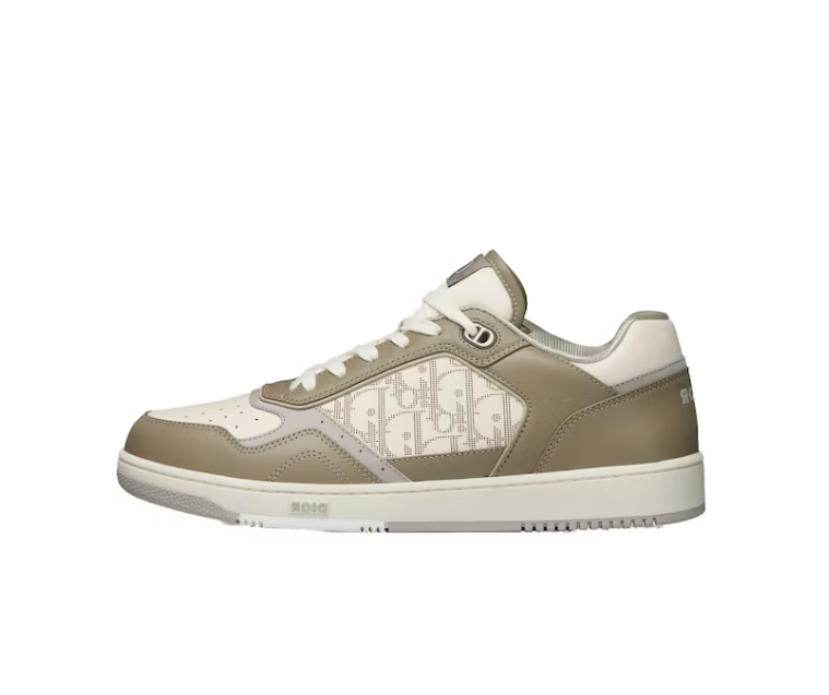 Dior B27 Low-Top Khaki Cream Calfskin 3SN272ZIJ_H610