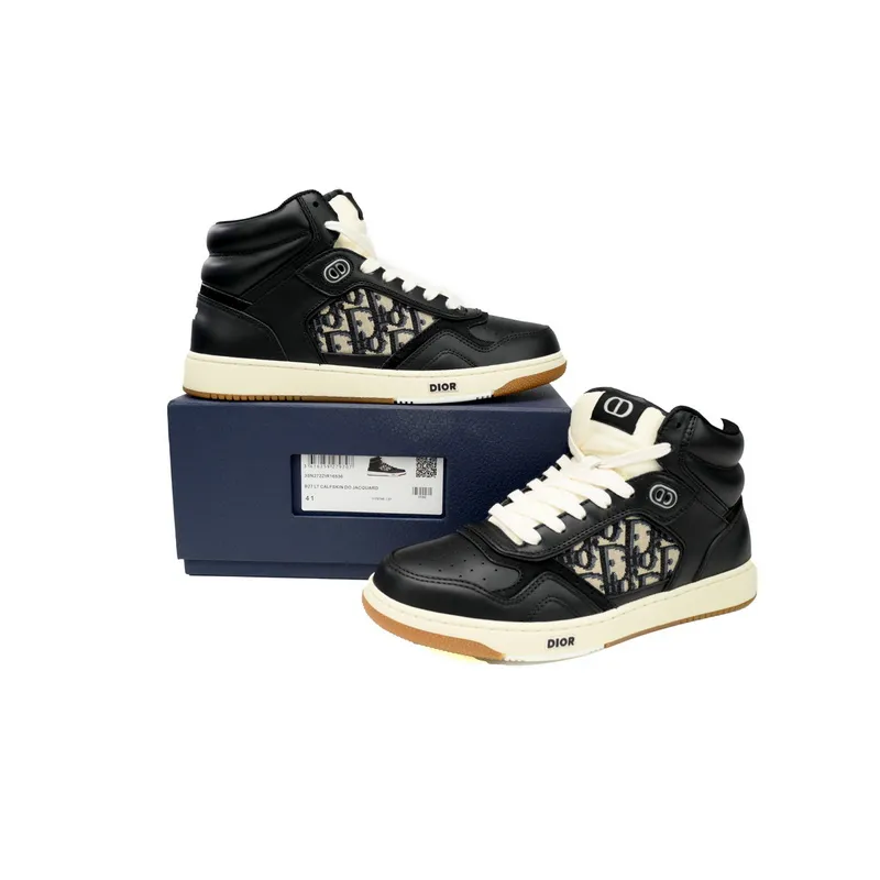 Dior B27 High-Top Black Beige Black 3SH133ZIR_H965