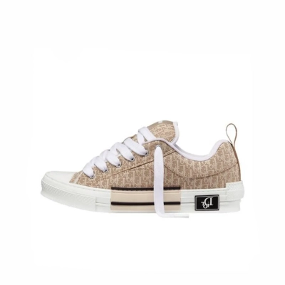 Dior B23 Skater Low Top Beige Dior Oblique Jacquard 3SN292ZUY_H100 01