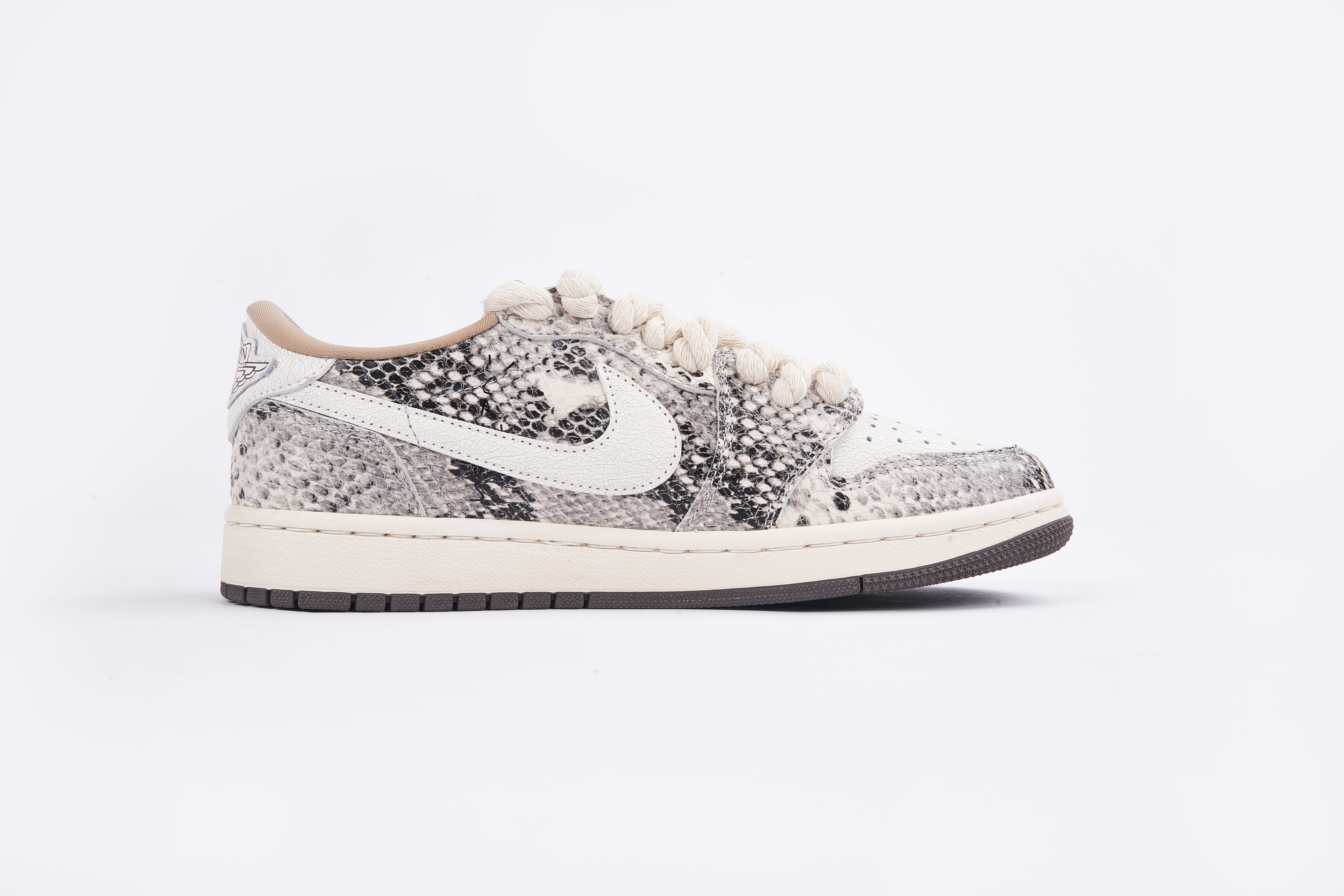 Travis Scott x Air Jordan 1 Low Snake Print