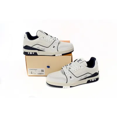  Louis Vuitton Trainer All Blue Dark Dlue Lychee Pattern 1ABFA9 02