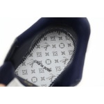  Louis Vuitton Trainer All Blue Dark Dlue Lychee Pattern 1ABFA9