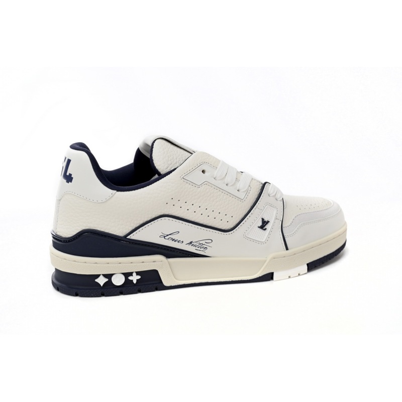  Louis Vuitton Trainer All Blue Dark Dlue Lychee Pattern 1ABFA9