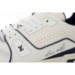  Louis Vuitton Trainer All Blue Dark Dlue Lychee Pattern 1ABFA9