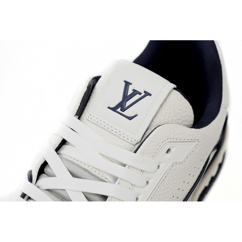  Louis Vuitton Trainer All Blue Dark Dlue Lychee Pattern 1ABFA9