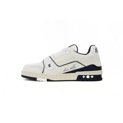  Louis Vuitton Trainer All Blue Dark Dlue Lychee Pattern 1ABFA9 01