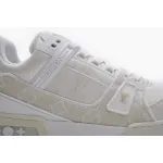  Louis Vuitton Trainer White Denim MS0241