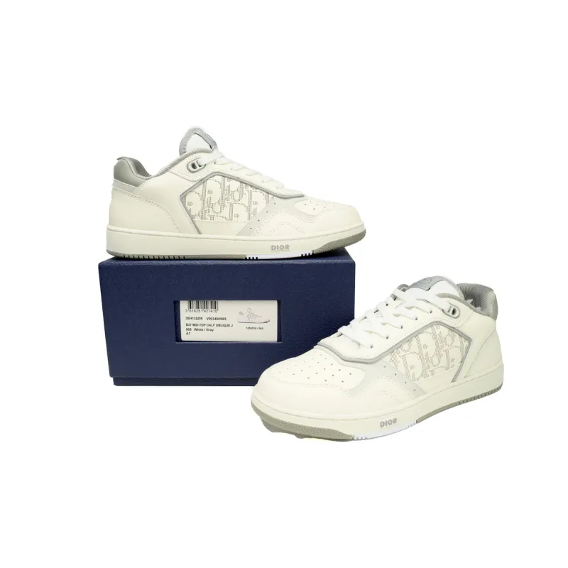 Dior B27 Low Grey White