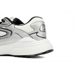 Dior Light Grey 'B30' Sneakers Black Silver 3SN279 ZMA1 6141