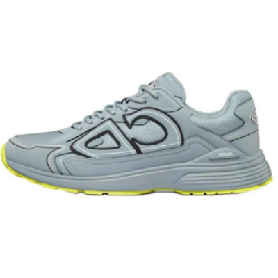 Dior Light Grey 'B30' Sneakers New Blue 3SN27ZIR-16536  01