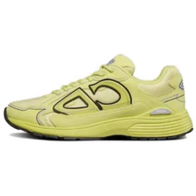 Dior Light Grey 'B30' Sneakers Yellow 3SN27ZIR-16536  01