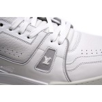 Louis Vuitton Trainer White Litchi Pattern FD0221