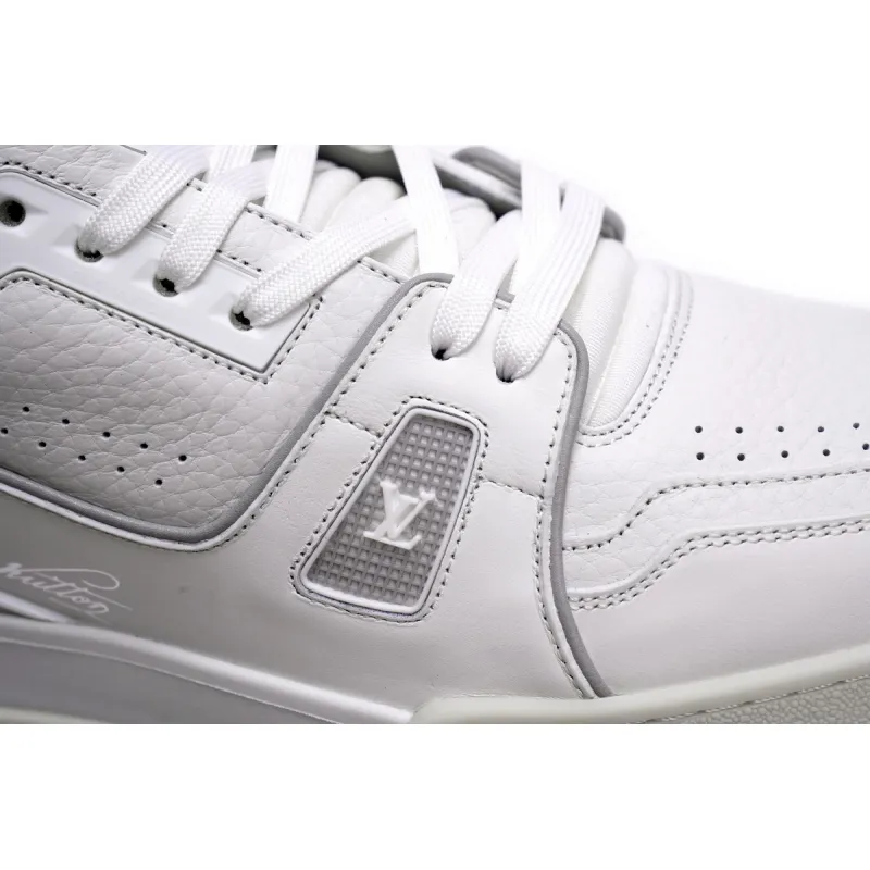 Louis Vuitton Trainer White Litchi Pattern FD0221