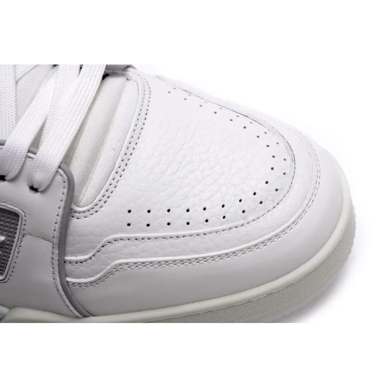 Louis Vuitton Trainer White Litchi Pattern FD0221