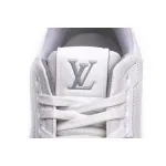 Louis Vuitton Trainer White Litchi Pattern FD0221