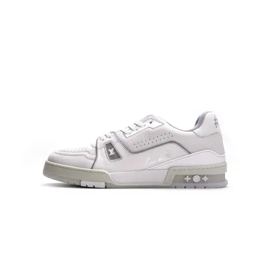Louis Vuitton Trainer White Litchi Pattern FD0221 01
