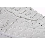 Louis Vuitton x Nike Air Force 1 Triple White LK0221