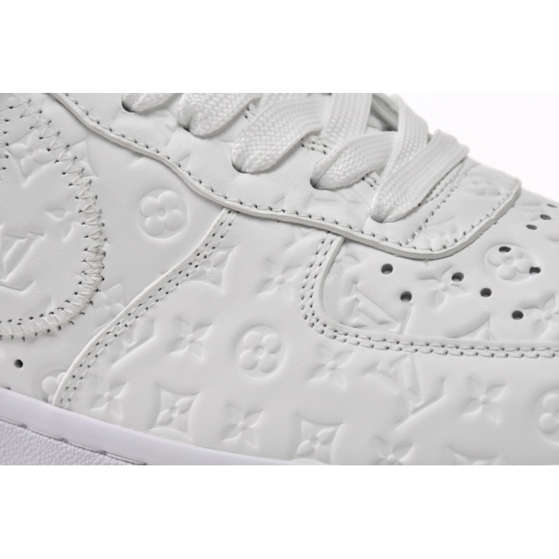 Louis Vuitton x Nike Air Force 1 Triple White LK0221