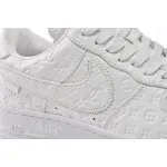 Louis Vuitton x Nike Air Force 1 Triple White LK0221