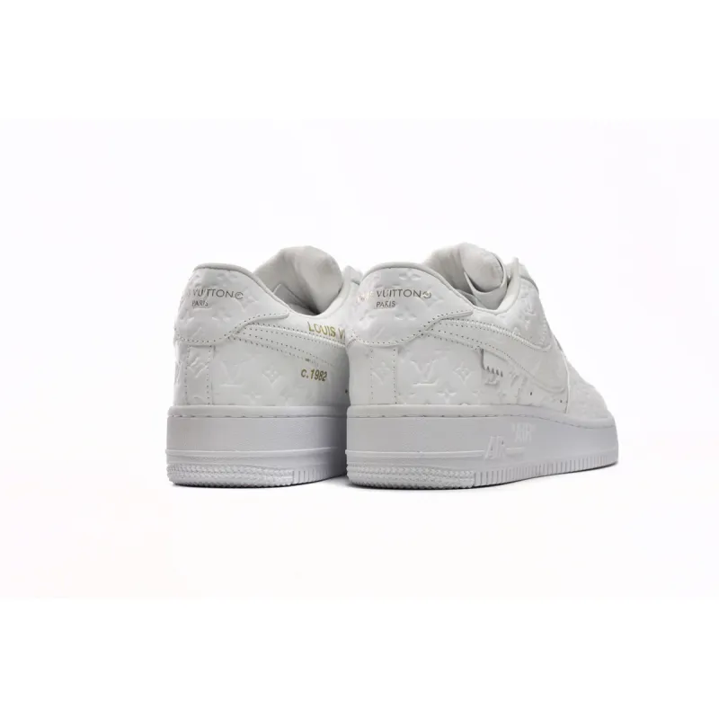 Louis Vuitton x Nike Air Force 1 Triple White LK0221