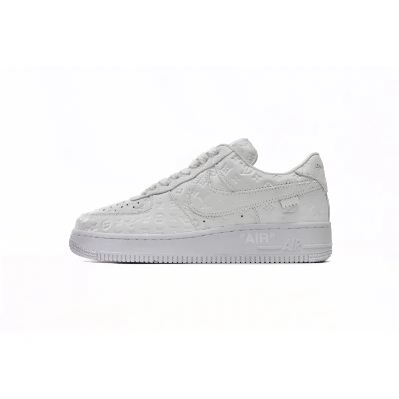 Louis Vuitton x Nike Air Force 1 Triple White LK0221