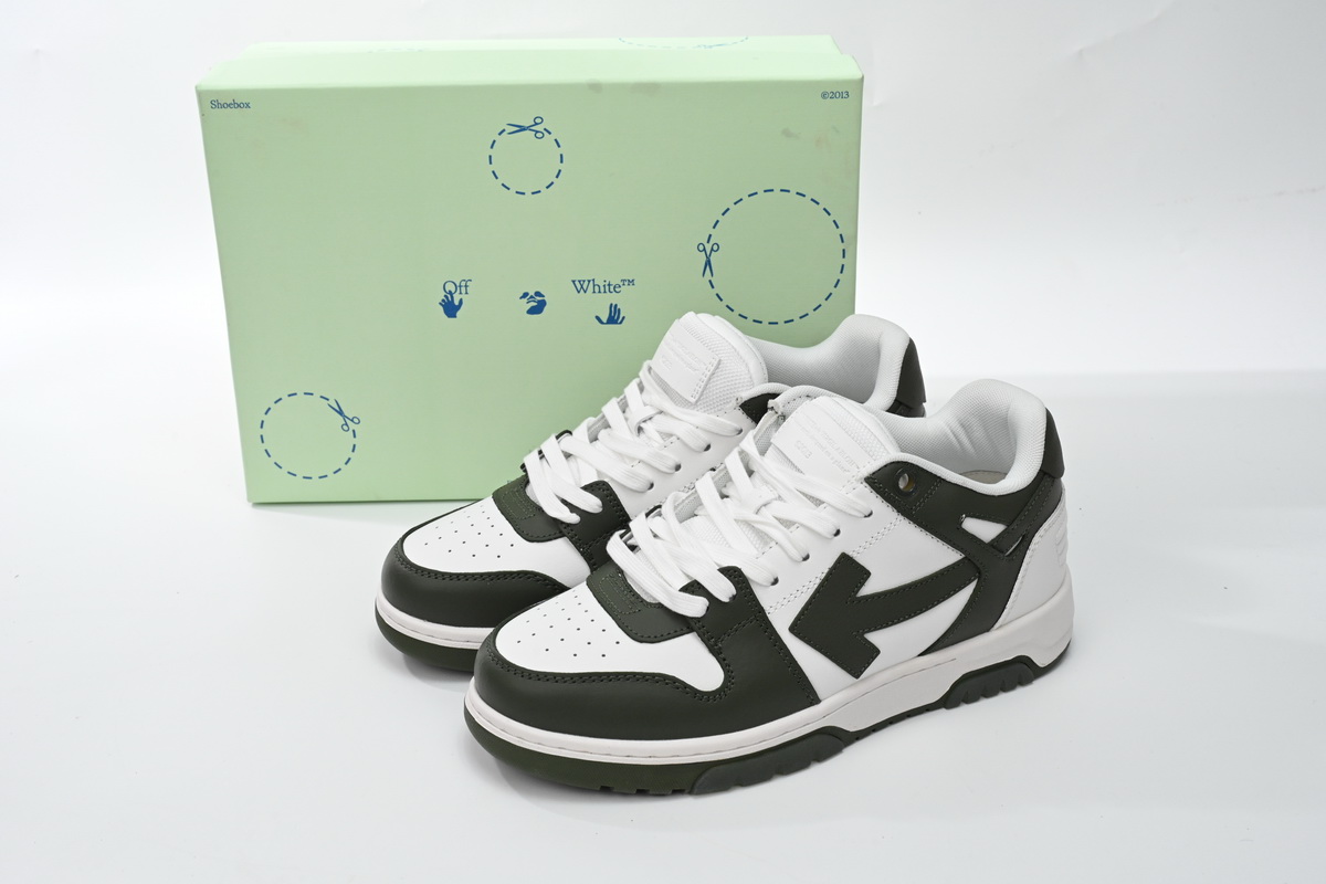 OFF-WHITE Out Of Military Green White OLIA18 9S23LEA00 15901