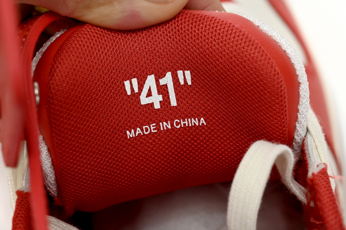 OFF-WHITE Out Of Office Red And White  OMIA189F 22LE00 10128