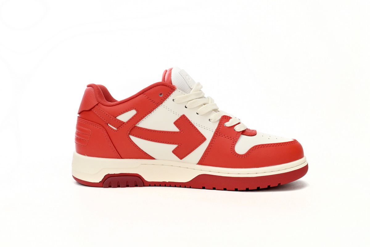 OFF-WHITE Out Of Office Red And White  OMIA189F 22LE00 10128