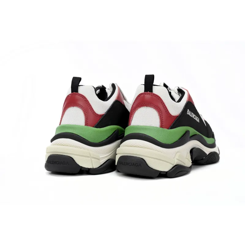 Balenciaga Triple White, red, and Green 524039 W090H 7078