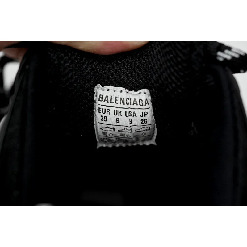 adidas x Balenciaga Triple S Black And White Bars 712764 W2ZB2 1090