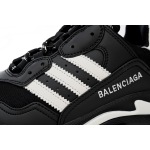 adidas x Balenciaga Triple S Black And White Bars 712764 W2ZB2 1090