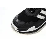 adidas x Balenciaga Triple S Black And White Bars 712764 W2ZB2 1090