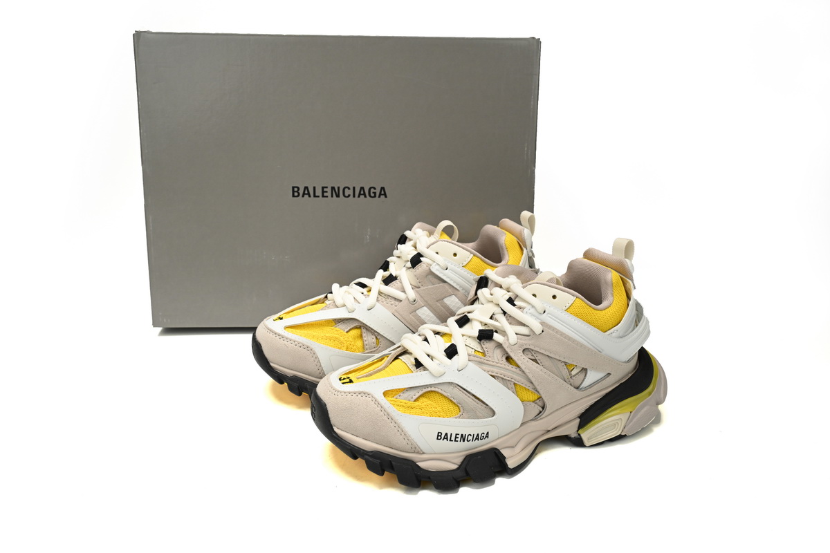 Balenciaga Tess S.Black Rice Grey White Yellow 542436 W1ST3 0258