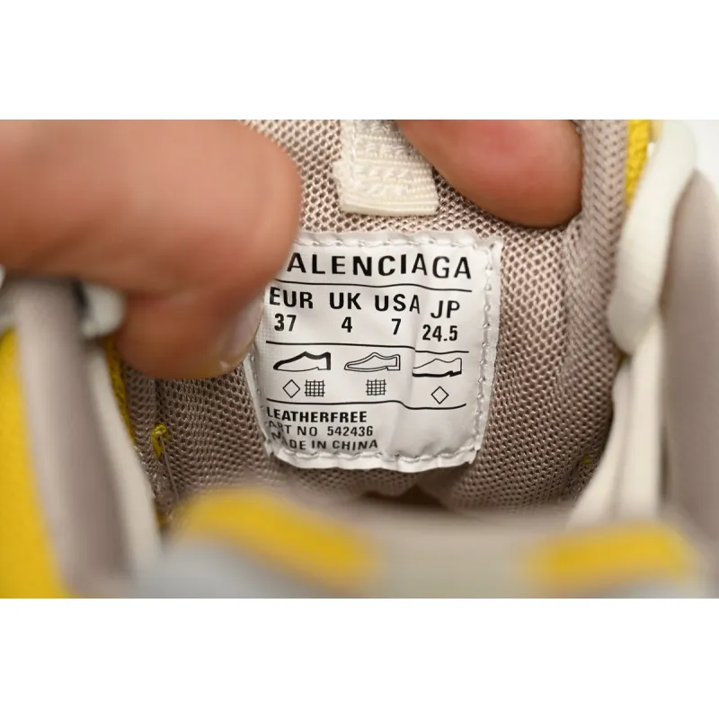 Balenciaga Tess S.Black Rice Grey White Yellow 542436 W1ST3 0258
