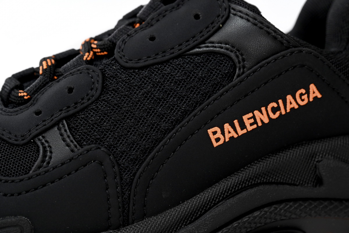 Balenciaga Triple Black Orange 524039 W2FA1 9188