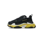 Balenciaga Triple S Black Yellow 483513 W06E1 1078