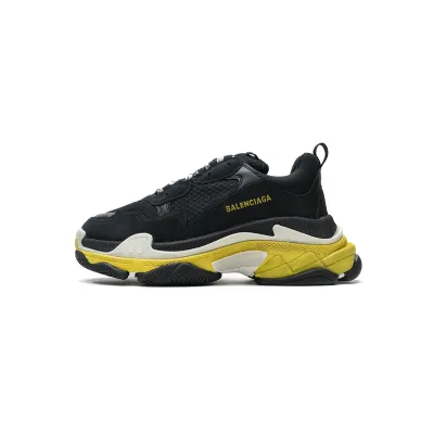 Balenciaga Triple S Black Yellow 483513 W06E1 1078 01