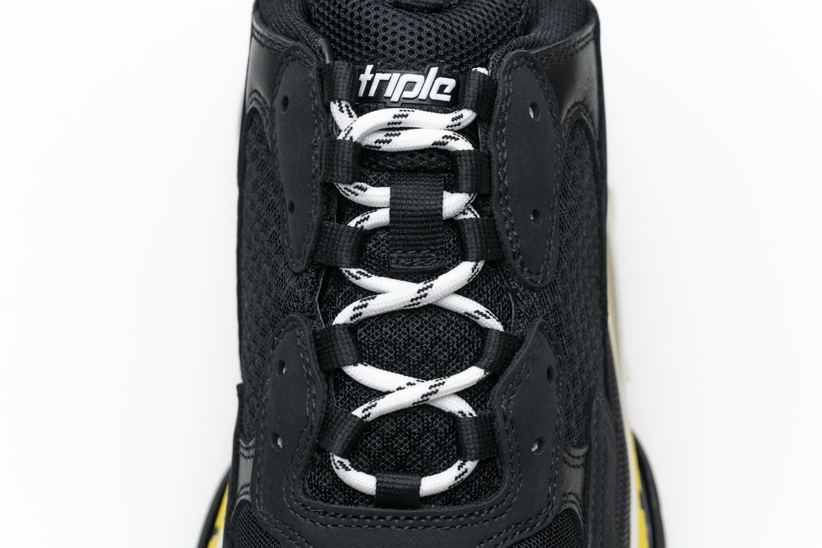 Balenciaga Triple S Black Yellow 483513 W06E1 1078