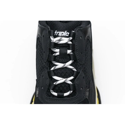 Balenciaga Triple S Black Yellow 483513 W06E1 1078 02