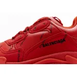 Balenciaga Triple S Letter Bright Red 524039 W2FA1 7632